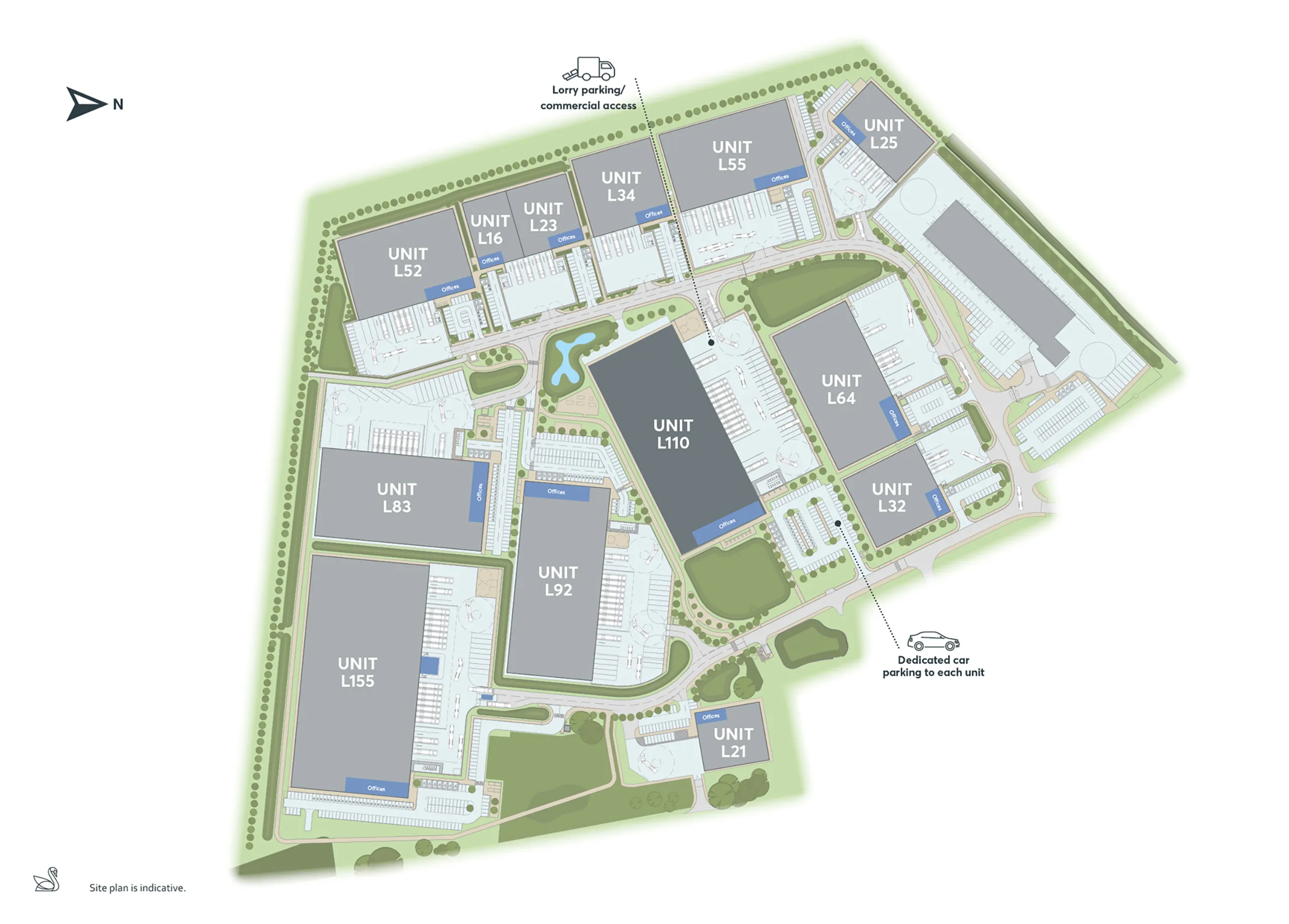 St. Modwen Park Lincoln site plan