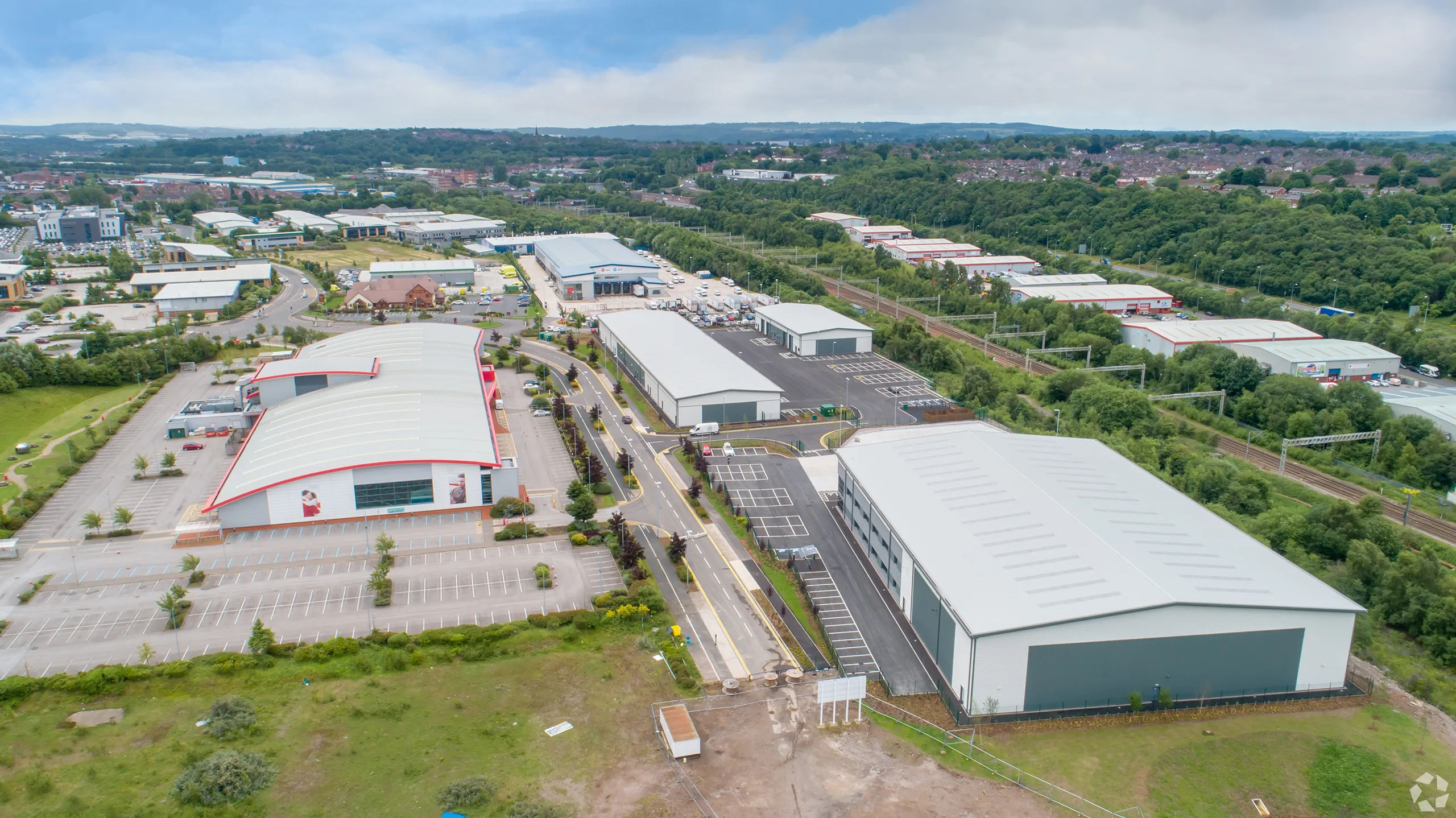 St. Modwen Park Stoke Central aerial view