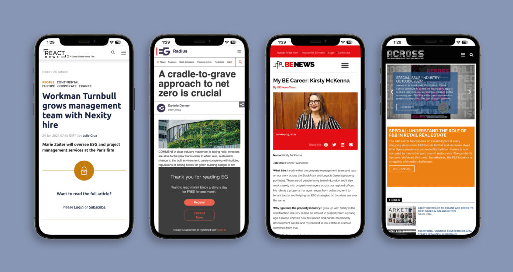 Workman in the News Workman in the News