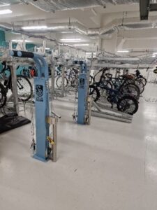 indoor bike storage, Skypark