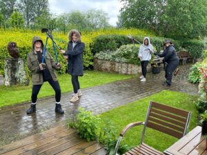 Workman volunteers, Birmingham Hospice Gardens