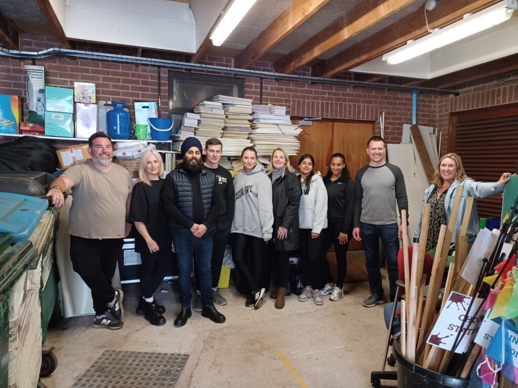 team together meet-up