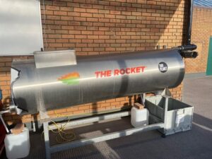 Rocket Composter installed Rocket Composter installed