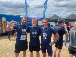 Workman competes in triathlon event