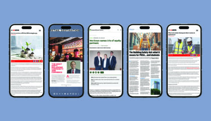 Workman in the press on mobiles