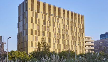 Image of Easy Hotel in Barcelona.