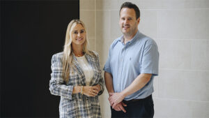 Amy Farr and Graeme Manley